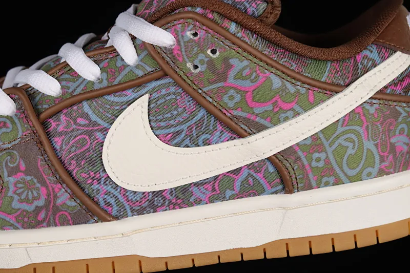 All categories Nk SB Dunk series Nk SB Dunk Low low-top sneakers F version Nk SB Dunk Low "Paisley" new cashew flower SB low-top sports and leisure sneakers DH7534-200
